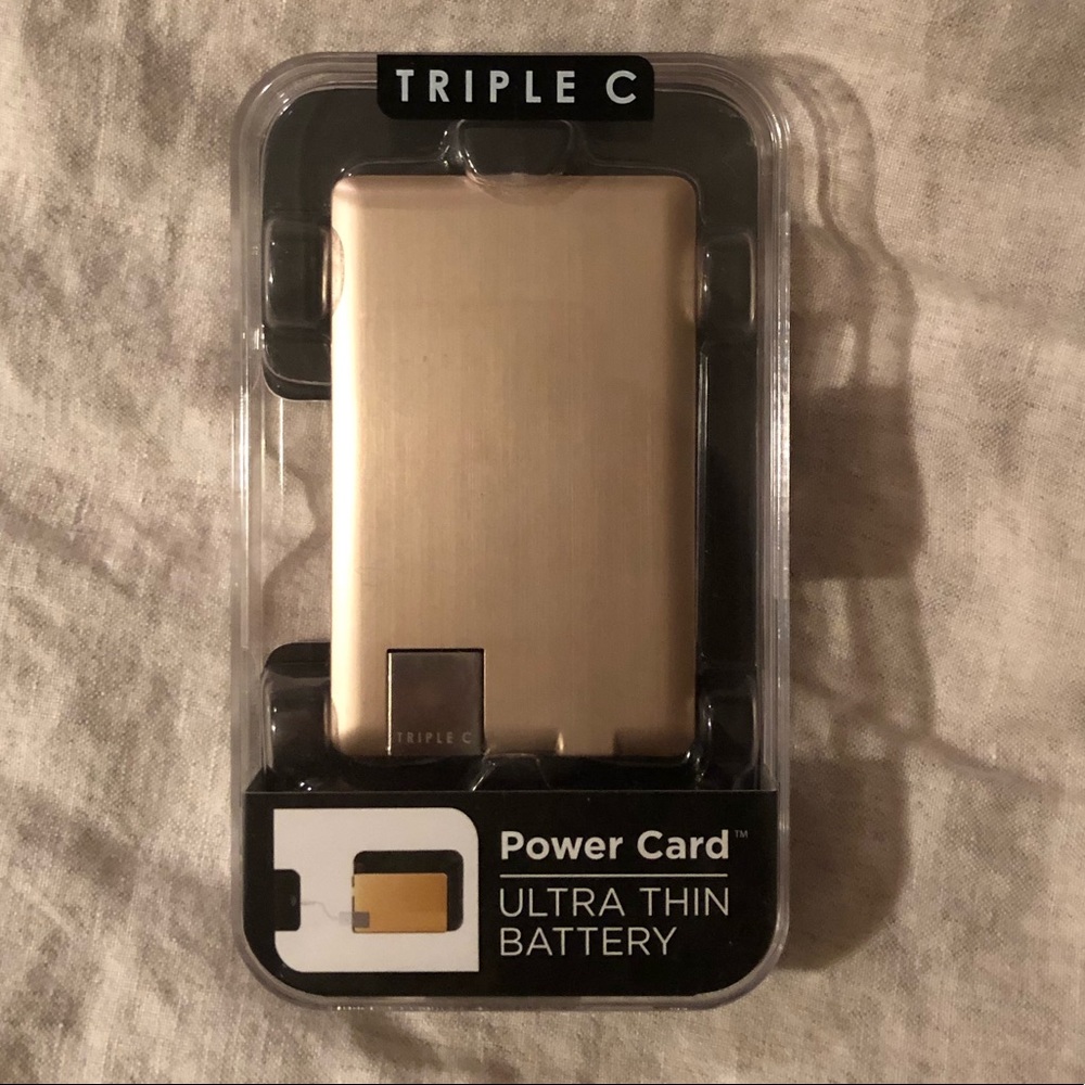 Brushed gold extra battery pack